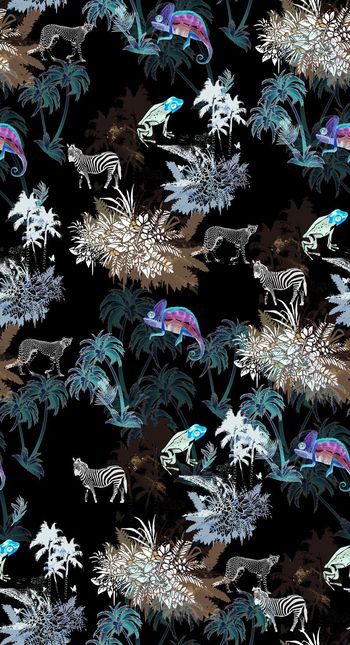 640245-个性热带雨林男装印花1