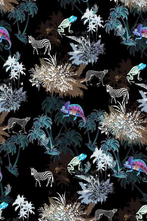 潮流男装印花印花华亿平台图片