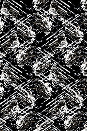 几何印花华亿平台图片