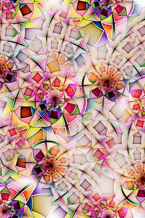 几何印花华亿平台图片