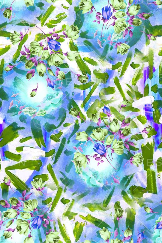 手绘印花华亿平台图片