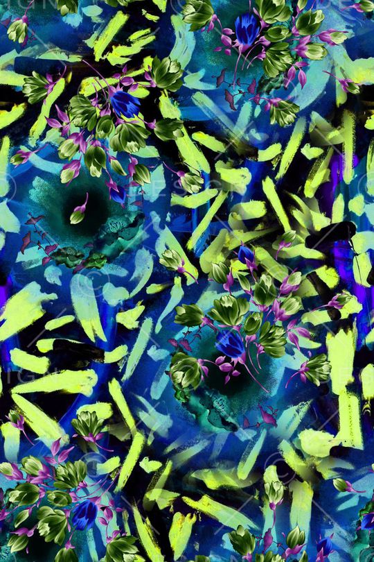 手绘印花华亿平台图片