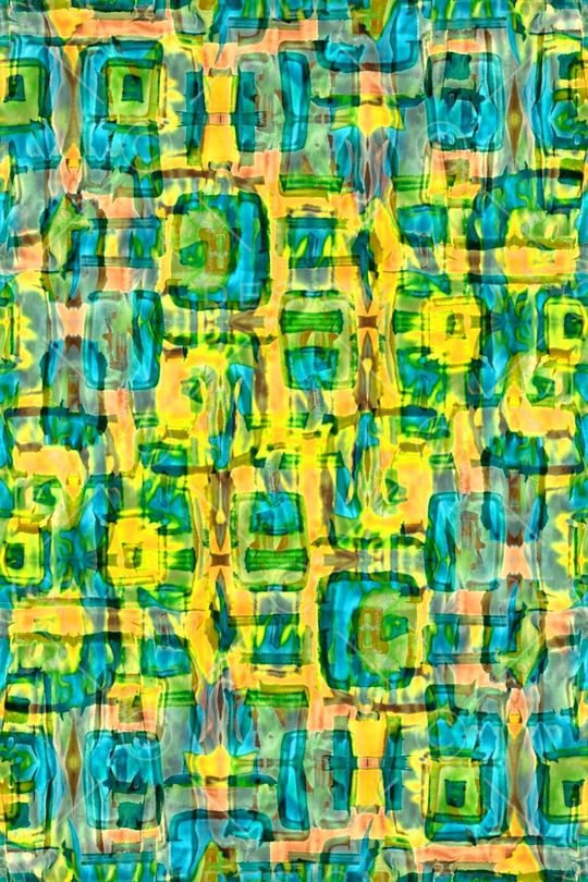 波浪条纹印花华亿平台图片