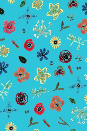 花朵印花华亿平台图片