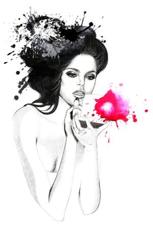 人物印花华亿平台图片