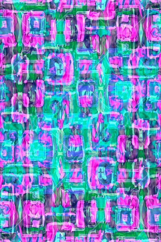 波浪条纹印花华亿平台图片