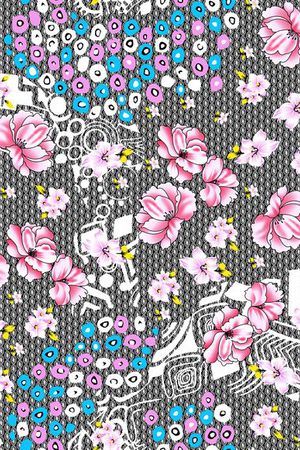 玫瑰印花华亿平台图片