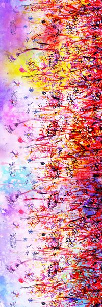 艺术风格丝巾印花华亿平台图片