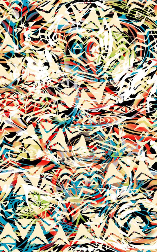 抽象印花华亿平台图片