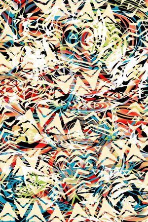 抽象印花华亿平台图片