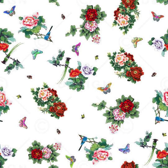 花朵印花华亿平台图片