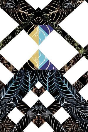 格子印花华亿平台图片