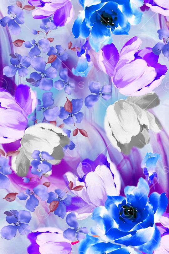 连衣裙印花华亿平台图片