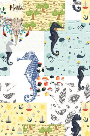 动物纹印花华亿平台图片