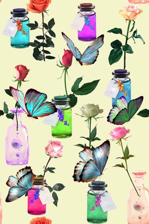 水彩印花华亿平台图片