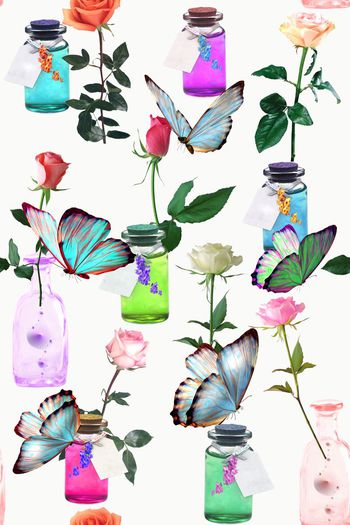 640851-2016-5-25水彩玫瑰瓶子2