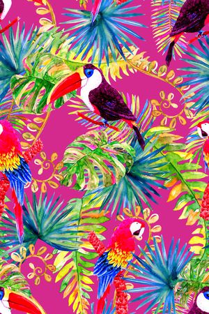 棕榈叶印花华亿平台图片