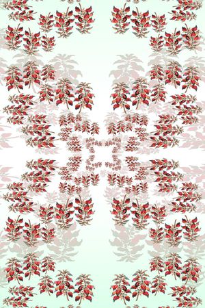 花卉组合印花华亿平台图片