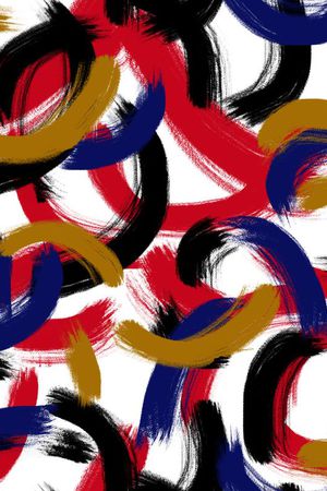 抽象水墨纹理印花华亿平台图片