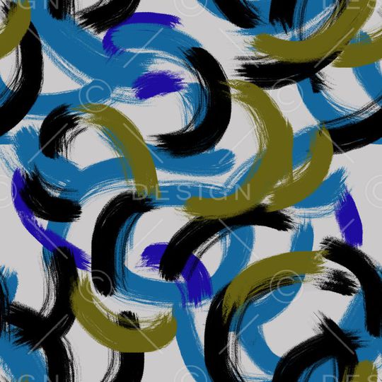 抽象水墨纹理印花华亿平台图片