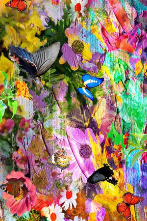 艺术风格丝巾印花华亿平台图片