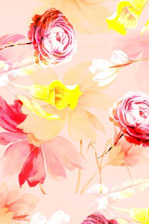 清新淡雅印花华亿平台图片