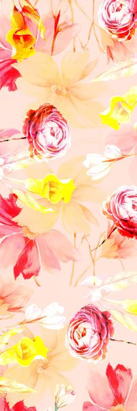 清新淡雅印花华亿平台图片