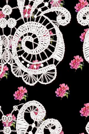 花朵印花华亿平台图片