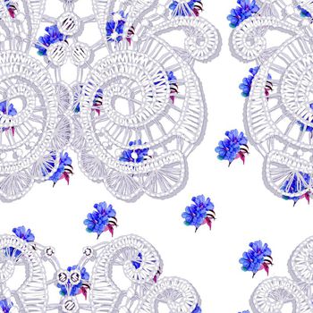 641023-编织蕾丝花卉蓝