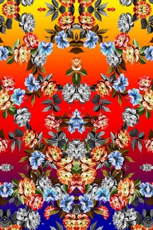 花朵印花华亿平台图片