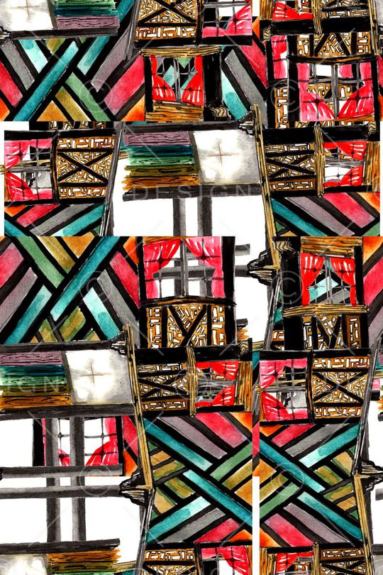 色块印花华亿平台图片