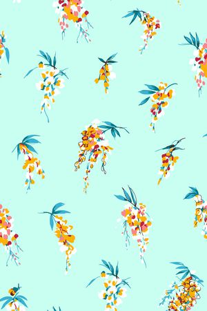 抽象花卉印花华亿平台图片