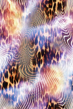 动物纹理印花华亿平台图片