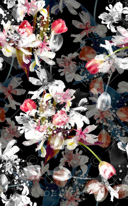 小碎花印花华亿平台图片