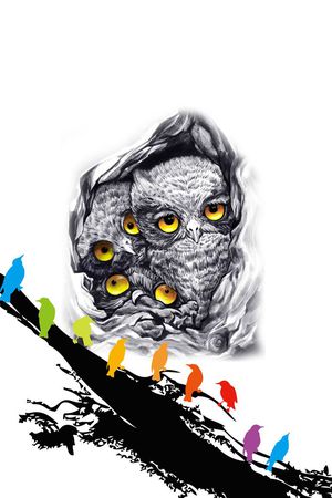 鸟印花华亿平台图片