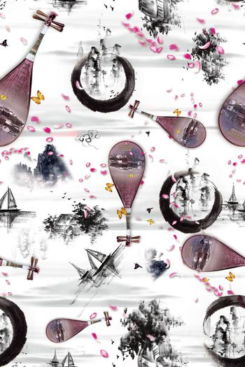 民族风印花华亿平台图片