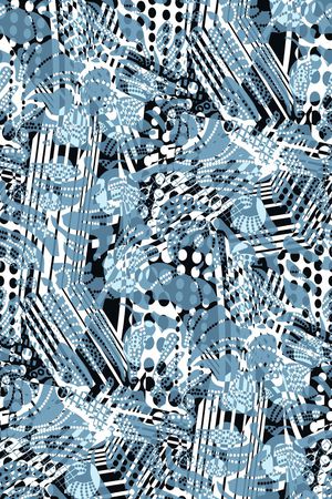 不规则几何印花华亿平台图片