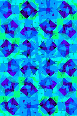 小方块印花华亿平台图片