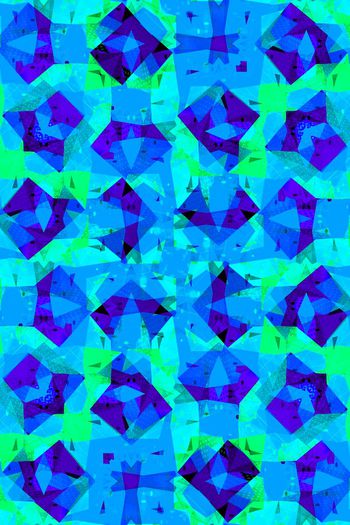 641191-撞色色块艺术