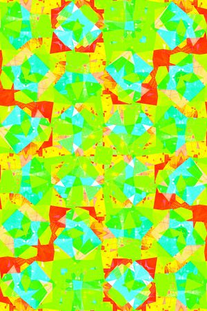 小方块印花华亿平台图片