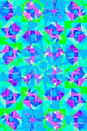 小方块印花华亿平台图片