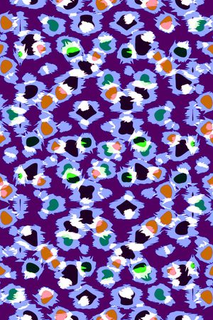 不规则几何印花华亿平台图片