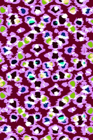 不规则几何印花华亿平台图片