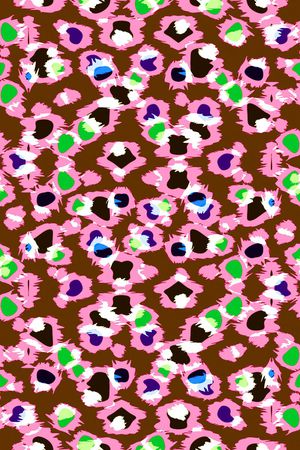 不规则几何印花华亿平台图片