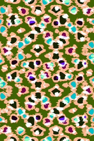 不规则几何印花华亿平台图片