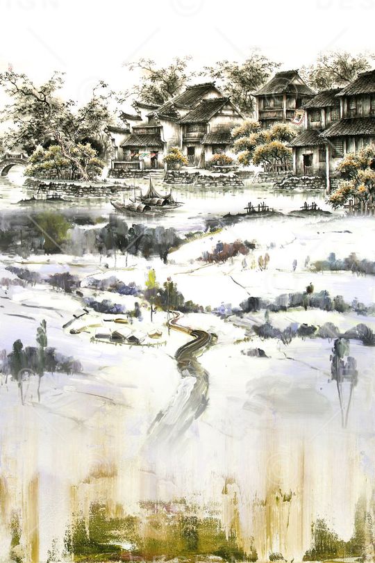 风景印花华亿平台图片