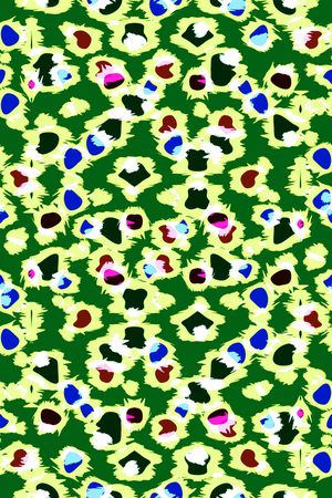 不规则几何印花华亿平台图片