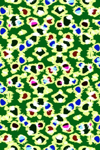 641238-撞色迷彩艺术效果