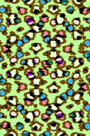 不规则几何印花华亿平台图片