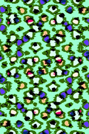 不规则几何印花华亿平台图片